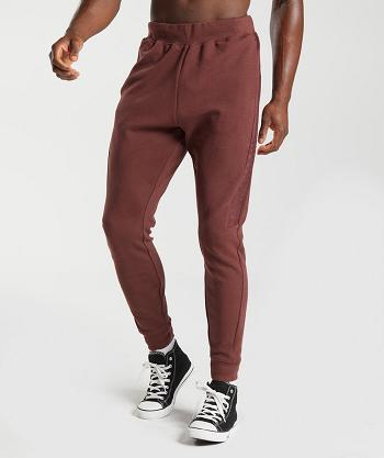 Gymshark Bold React Muške Jogger Hlače Roze Smeđe | HR 2938BEX